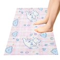 thumbnail image 5 of Haosy Cinnamoroll Flying in Sky Bathroom Rugs Non Slip Absorbent Soft Plush Quick Dry Bath Mat, 39"x20", 5 of 8