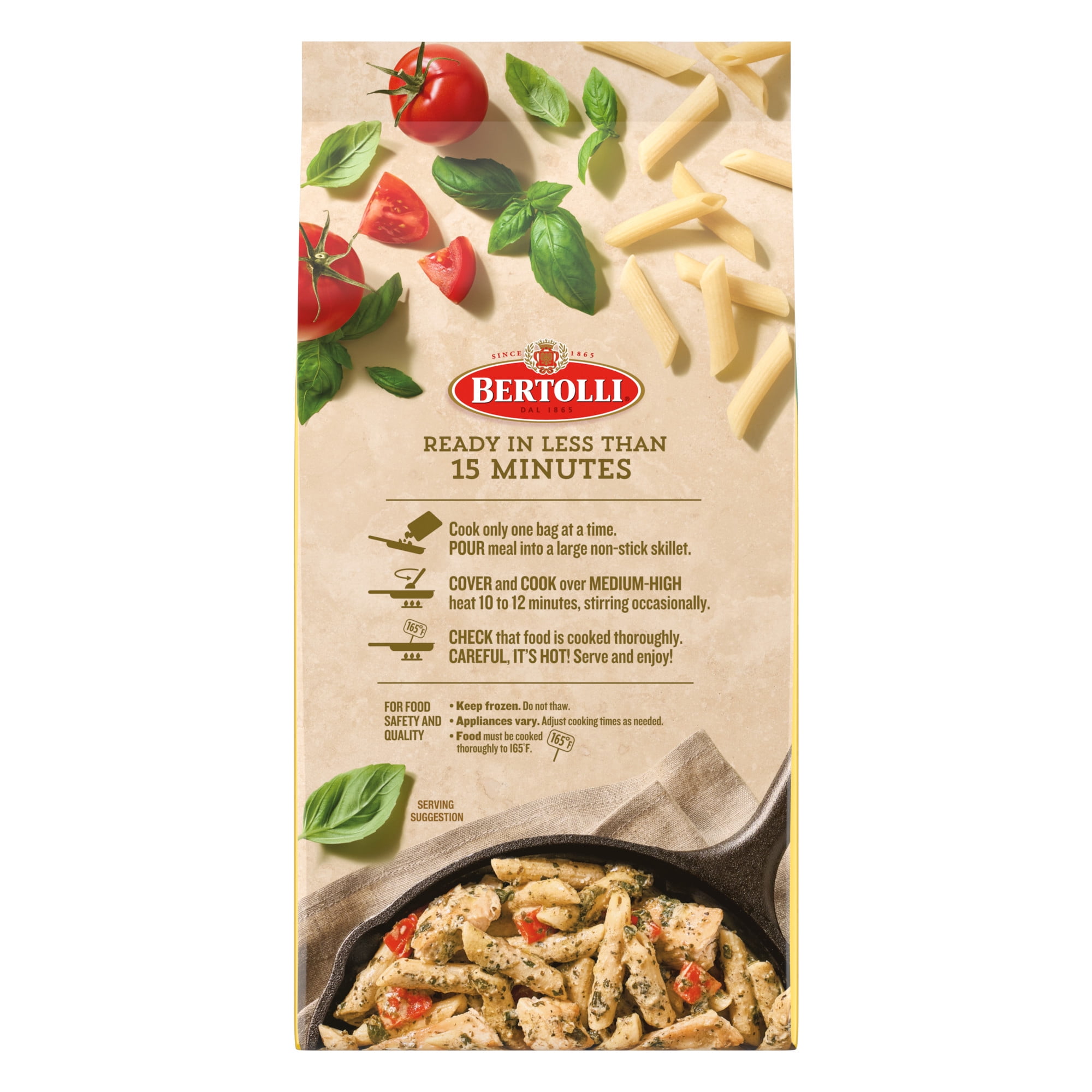 Bertolli Chicken Pesto & Penne, Frozen Meal, 22 oz.