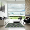 thumbnail image 7 of Ahgly Company Machine Washable Indoor Square Transitional Saffron Red Area Rugs, 4' Square, 7 of 7