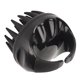 thumbnail image 3 of Masajeador de silicona para el cuero cabelludo, cepillo ergonómico negro para eliminar la caspa y el crecimiento del cabello., 3 of 14