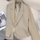 thumbnail image 5 of Blazers cruzados de otoño para mujer, chaqueta corta sencilla que combina con todo, moda coreana, blazer corto de manga larga para mujer, 5 of 6