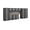 Gray with Bamboo Worktop, variant on NewAge Products Bold Series Platinum 12 Piece Cabinet Set, Heavy Duty 24-Gauge Steel Garage Storage System, Slatwall Included