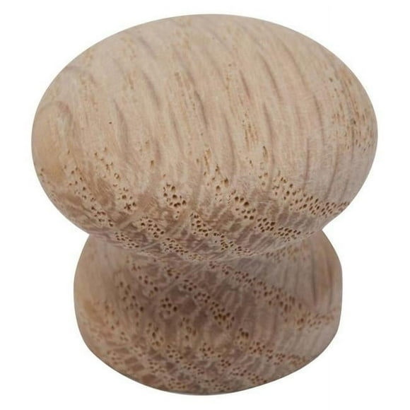 Waddell 5992979 1.5 in. Dia. x 0.5 in. Round Cabinet Knob - Natural, Pack of 25