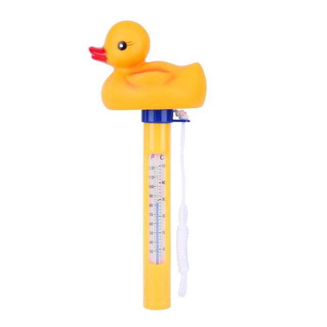 Termómetro De Flotador De Piscina Medidor de temperatura de piscina para bebés, juguete de baño portátil para niños de dibujos animados para jacuzzis, acuario