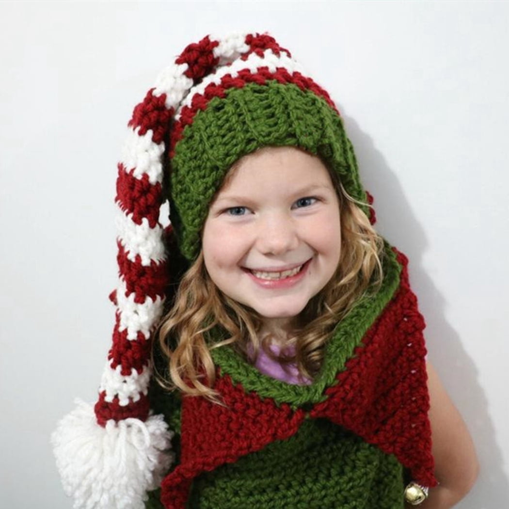 Coofit Christmas Hat Extra Long Stripe 