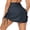 Gray, variant on Women Solid Swim Skirt with Brief Skirted Swimsuit Bottom Tankini Shorts