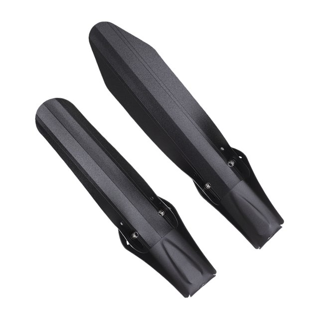 Folding Bike Mudguards Set Aluminum Alloy Front Rear Mudguard PP Nylon Telescopic Adjustable for 14-20 Inch Bicycles with Installation Tools