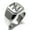 Silver, variant on Stainless Steel Letter Z Initial Royal Monogram Engraved Engraved Square Flat Top Biker Style Polished Signet Ring