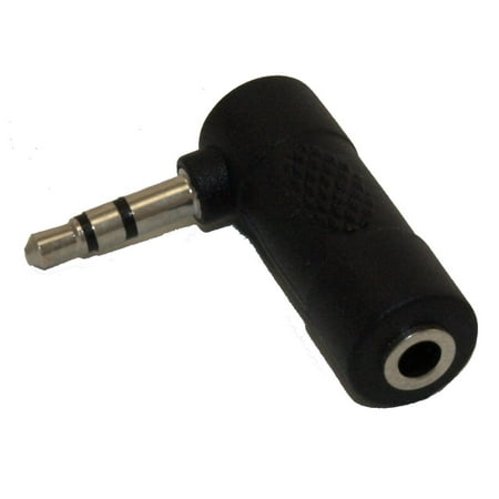 trs 5mm angle stereo connector adapter male female right