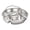 A, variant on Honmine 304 Food-Grade Stainless Steel Divided 5-Compartment Round Serving Tray, Versatile Meal Prep Side Dish Plate, Home Kitchen Meal Divider Platter for Dishwasher Use
