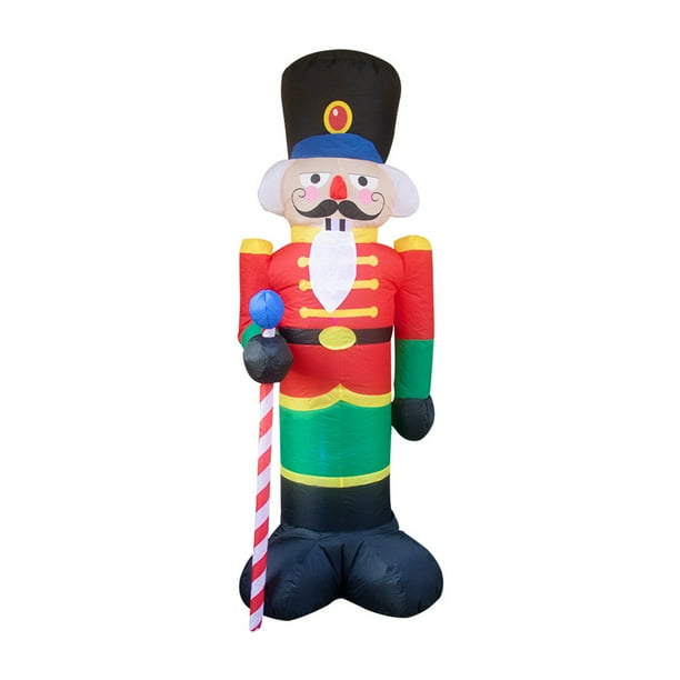 Cieken Nutcracker Christmas Inflatable LED Light Up Decor ...