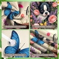 thumbnail image 4 of Colorful Flowers Welcome Banner Pink Purple Blue Floral Display Green Leaves Soft Background Flower Backdrop for Home Entrance Party Welcome Spring Gathering, 4 of 9