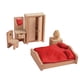 thumbnail image 1 of Casa de muñecas de madera, juego de muebles para sala de estar, dormitorio y otros espacios decorativos. Cuarto, 1 of 9