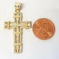 thumbnail image 2 of 14K Yellow Gold Cross Large Pendant, 2 of 4