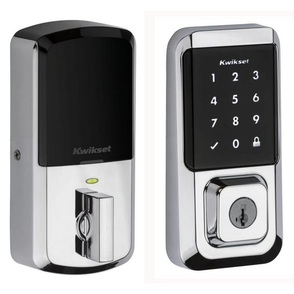 Open Box Kwikset Halo 99390-003 Metal Polished Keyless Entry Door Locks 1 Piece 1 Count
