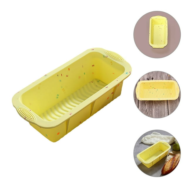 OULII Silicone Cookware Rectangular Baking Pan Nonstick for Kitchen Use 1Set