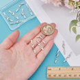 thumbnail image 3 of 12pcs Cord End Caps with Lobster Clasp 38mm Long Leather Jewellery Clasps Necklace End Cap Silver Clasp Tip with Loop Ring Connector for Jewelry Making DIY Crafts Chokers Bracelet Anklet, 3 of 8