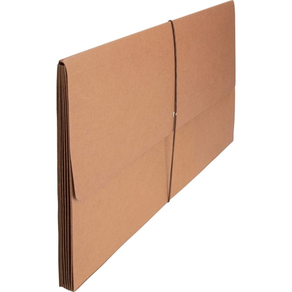 Business Source, BSN26576, File Wallet, 1 Each, Brown