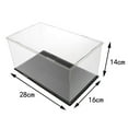 thumbnail image 1 of Acrylic Display Case Dustproof Protection Boxes Container Acrylic Display 28x16x14cm, 1 of 8