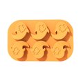 thumbnail image 2 of Silicones Cake Halloween Round Pumpkin Baking Tray Chocolate Diy Baking, 2 of 9