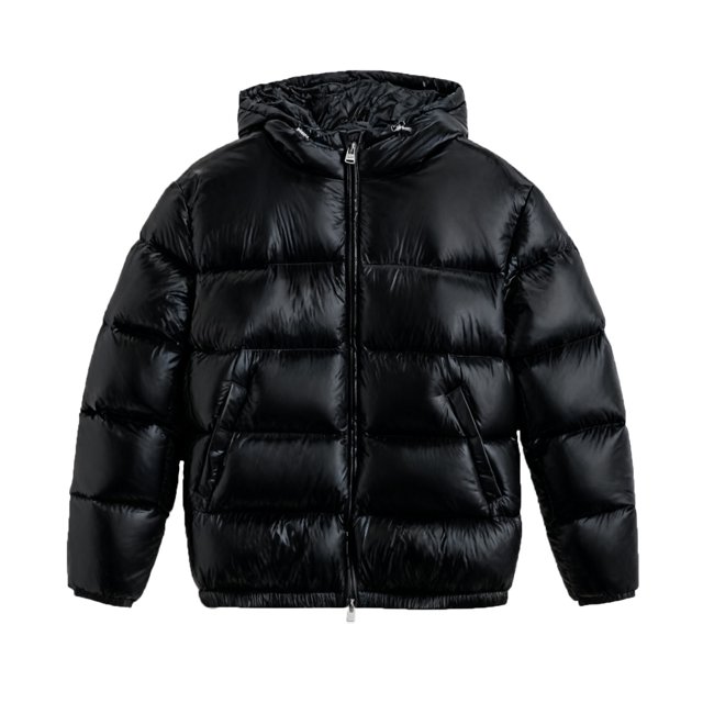 Women's Down Jacket,Shiny Hooded Reflective Puffer Coat for Winter Warmth,Down Jacket Men