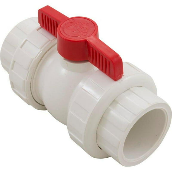 Hayward 2" Pvc Tu Compact Valve S/T Epdm Tpv White QTA1020CSEW