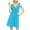Blue, variant on Efsteb Dresses for Women 2025 V-Neck Ruched Tank Dress Loose Comfy Fashion Sleeveless Sundresses Classic Solid Color Casual Summer Dresses (Black,S)