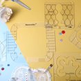 thumbnail image 5 of 11 Pieces Free-motion Quilting Pattern Set Household Sewing Machine Patterns DIY Transparent Quilting Ruler with Frame, 5 of 5
