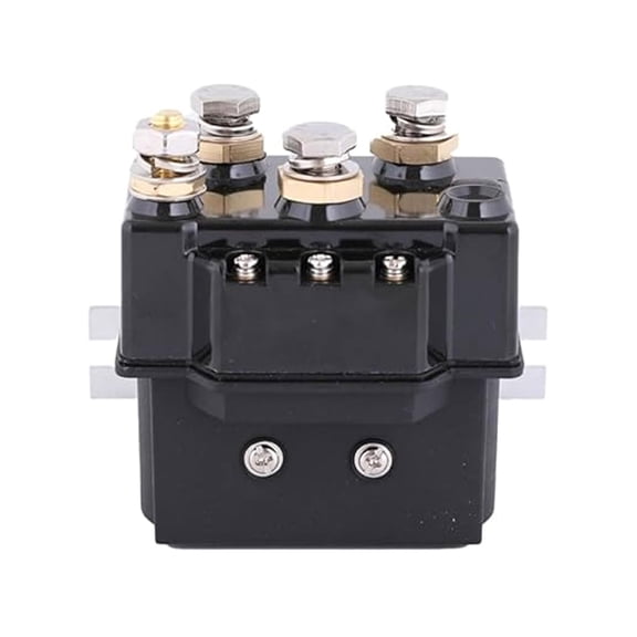 Tool Offroad Replacement Universal Winch Solenoid Relay Contactor 12V 500A for 8000lbs-15000lbs ATV UTV 4X4 Vehicles 4WD