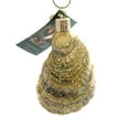 thumbnail image 2 of Old World Christmas Ornaments: Beach Shells Glass Blown Ornaments for Christmas Tree, Oyster with Pearl, 2 of 2