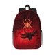 thumbnail image 1 of Easygdp Black Spider Web With Spiders Mochila Ligera de 15 Pulgadas para Estudiantes, Mochila Cómoda para la Escuela y Viajes, Correas Ajustables, 1 of 6