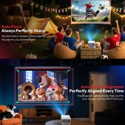 XGODY N6 Pro 1080P Netflix Licensed 700 ANSI Smart Projector with Wifi and Bluetooth,Aspect Ratio16:9 for Home Theater/Outdoor,1.3KG Light Gold,1Count