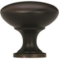 thumbnail image 3 of Amerock 5012616 1.25 in. Dia. x 1.12 in. Allison Round Cabinet Knob, Oil Rubbed Bronze - Pack of 2, 3 of 8