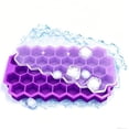 thumbnail image 4 of Under $7 Ice Cube Trays for Freezer with Lid-37 Grid Silicone for Small Ice Cube Molds, Easy-Release Reusable in Organizer Bins or Ice Bucket for bar or Iced Coffee Cup, 4 of 4
