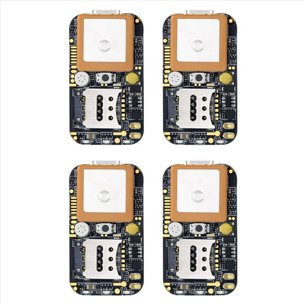 4X Placa de Circuito Impreso PCBA con Rastreador GPS ZX908 Mini 4G para de Seguimiento de Vehículos y Personas, Localizador Satelital Beidou Inalámbrico WIFI