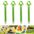 thumbnail image 2 of Camping Screw pegs, Set of 4Luminous Tent pegs, Rock pegs with Thread for Camping and Outdoor,, 2 of 4