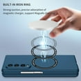 thumbnail image 3 of Magnetic Phone Case for Samsung Galaxy Z Fold3 5G Compatible with Magsafe, Military-Grade Shockproof Case with Built-in Magnet Circle for Samsung Galaxy Z Fold 3, MS Navy Blue, 3 of 16