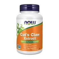 NOW Supplements, Cat's Claw Extract, 10:1 Concentrate, (1.5% Standardized Extract), 120 Veg Capsules