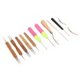 thumbnail image 3 of 12 Pieces Dreadlocks Tool Set, Latch Hook Crochet Needle Professional High Toughness  For, 3 of 8