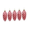 thumbnail image 1 of Juego de 5 adornos navideños de piñas Strade Fareast Limited para decoración de fiestas, 1 of 8