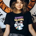 thumbnail image 4 of Spooky Season Retro Ghost Shirt, Cute Halloween Party Tee, Ash, Size XL, 4 of 6
