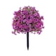 thumbnail image 2 of Flor violeta artificial, estaca de jardín, arbustos de vegetación artificial, decoración artificial, 2 of 9