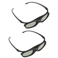thumbnail image 1 of 3D Movie Glasses, 144Hz Rechargeable Widely Compatible 3D Projector Glasses 2Pcs with USB Charging Cable for 3D Movie for DLP Link Projector, 1 of 7