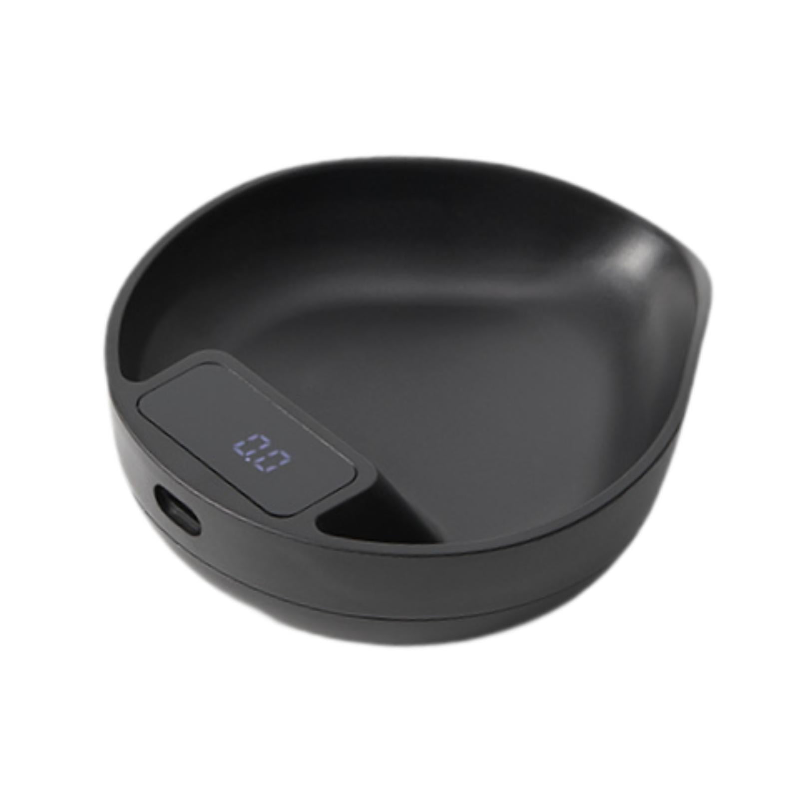 Fiocias Coffee Scale 999G / 0.1G Portable LED Display Baking Scale Mini Scale Electronic Black