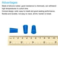 thumbnail image 4 of Uxcell Silicone Rubber Tapered Plug 8.5mm to 11mm Solid Blue for Powder Coating, Painting, Laboratory Use 10 Pieces, 4 of 5