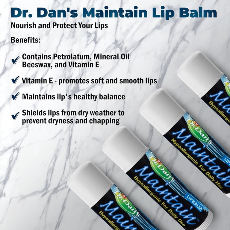 lip balm dr dan c Dr. Dan's Maintain Balm, Moisturizing for Dry, Chapped Lips, 0.15 oz, 1 Count Dr. Dans | Medcare |