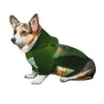 thumbnail image 6 of Goofa Red-Eyed Tree Frog Pattern Small Dog Sweater Hoodies Pet Grey Hooded Soft Fleece Sweatshirts with Pocket Fall Winter Puppy Cat Sweaters Warm Clothes-X-Large, 6 of 8
