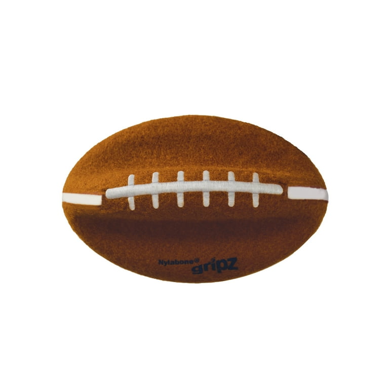 Nylabone Power Play Football Gripz, Medium Dog Toy, Squeaky, Soft