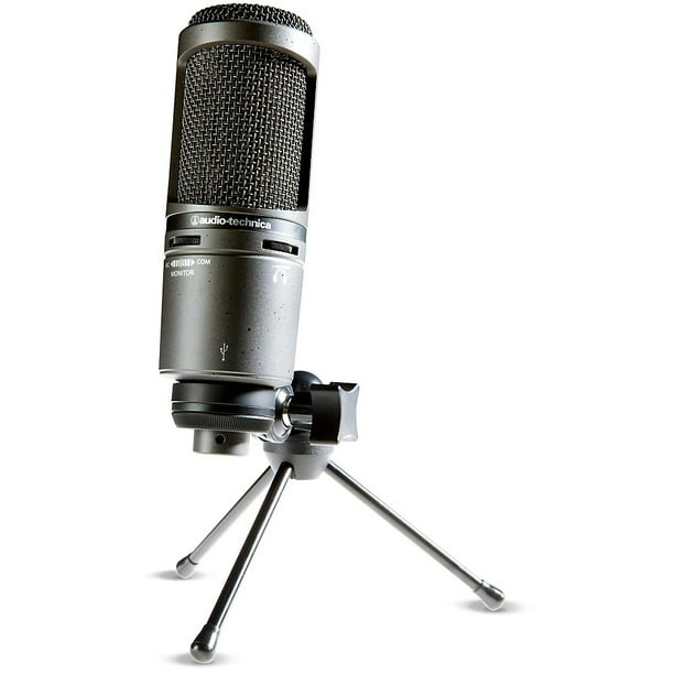 Audio-Technica AT2020USB+ Cardioid USB Microphone - Walmart.com
