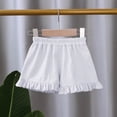 thumbnail image 4 of Kogui Girls Athletic Shorts Toddler Boys Girls Shorts Baby Kids Summer Casual Thin Elastic Waist Beach Short Pants Bottoms 3T 4T (White,3-4 Years), 4 of 4